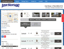 Tablet Screenshot of annarborstorage.com